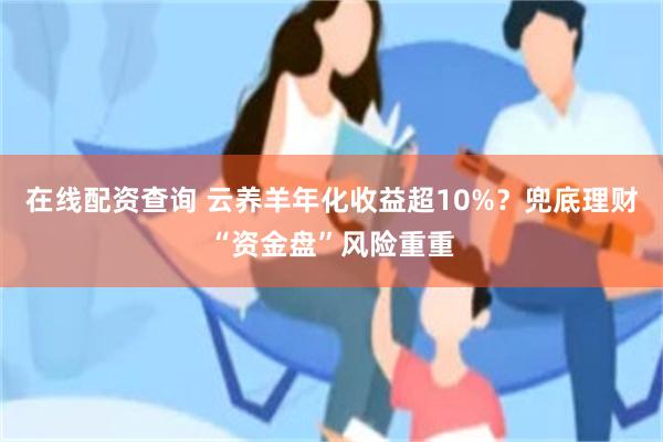 在线配资查询 云养羊年化收益超10%？兜底理财“资金盘”风险重重