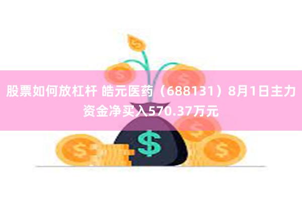 股票如何放杠杆 皓元医药（688131）8月1日主力资金净买