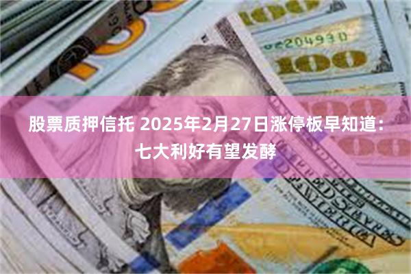 股票质押信托 2025年2月27日涨停板早知道：七大利好有望发酵